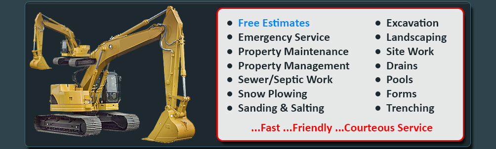Modern Excavation, Excavation In The Berkshires, Property Maintenance Berkshires, Septic and Sewer Repairs In Pittsfield, MA, Property Management, Excavation Contractors In The Berkshires, Berkshire County